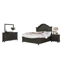 Panel 4 Piece Bedroom Set California King