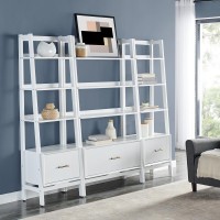 Landon 3Pc Etagere Set White Large Etagere 2 Small Etageres