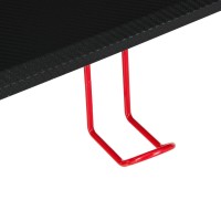 Techni Sport Red Stryker Gaming Desk Red