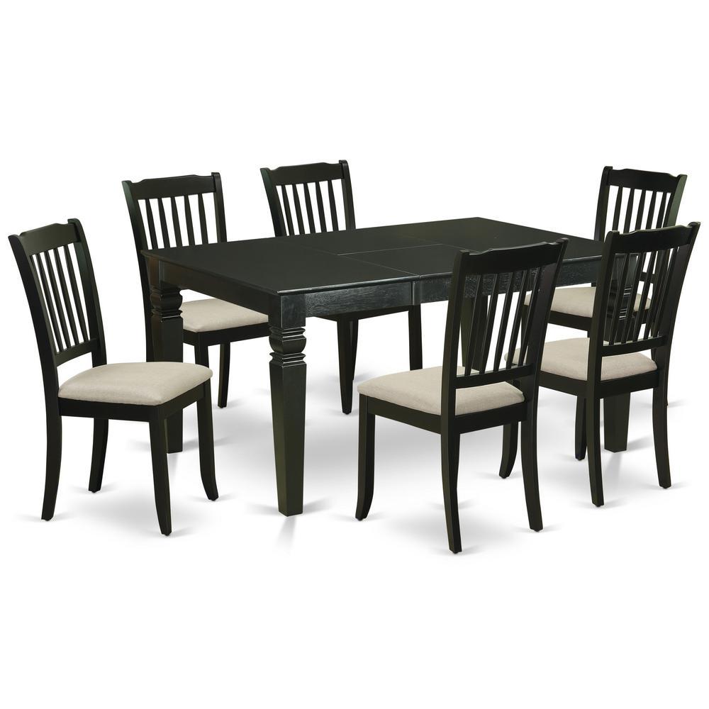 Dining Room Set Black WEDA7BLKC