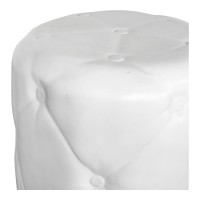 Moes Home Irony Ceramic Outdoor Stool In White