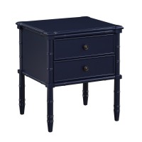 Ellison 2 Drawer Nightstand Midnight Blue