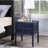 Ellison 2 Drawer Nightstand Midnight Blue