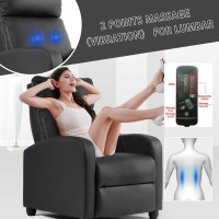 Recliner For Living Room Massage Reading Chair Winback Single Sofa Home Theater Seating Modern Reclining Easy Lounge With Pu Lea