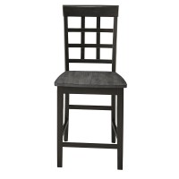 Window Pane Counter Chair Set of 2