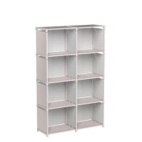 Rerii 5 Cube Storage Organizer - Diy Bookshelf Bookcase & Closet Organizer For Bedroom, Living Room, Office - Space-Saving & Easy Assembly