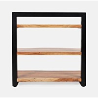 Jofran 3 Shelf Acacia Hardwood Live Bookcase, 32''Wx14''Dx32''H, Nature'S Edge Natural Finish