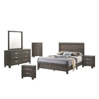 Anastasia 6 Piece Bedroom Set Eastern King