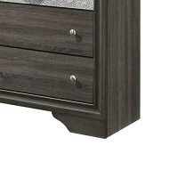 Benjara, Gray Transitional Style 9 Drawer Wooden Dresser With Bracket Feet