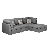 Lilola Home LHF-89825-8 Sectional, grey