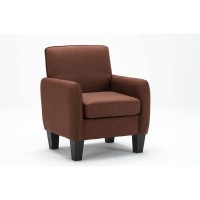 Lilola Home LHF-89006BN Accent chair, Mia Brown