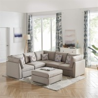 Lilola Home Lhf898202 Sectional Beige