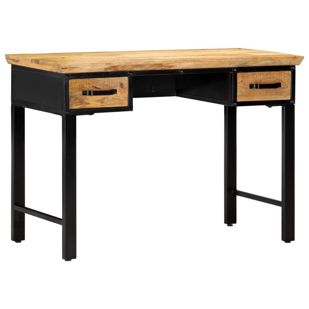 vidaXL Writing Table 433x196x299 Solid Mango Wood 247758