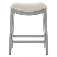 Grover PU Leather Counter Stool