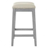 Grover PU Leather Counter Stool