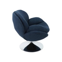 RelaxR Strand Leisure Accent Chair in Denim Fabric