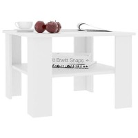 Vidaxl Coffee Table White 23.6