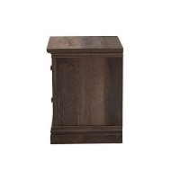 Baxton Studio Nolan Traditional Transitional Hazel Walnut Brown Finished 2-Drawer Wood Nightstand