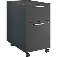 HON Fuse 23D Mobile Pedestal 15 x 233 x 24 File Box Drawers Finish Charcoal