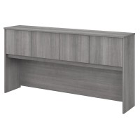Bush Business Furniture Studio C 72W Desk Hutch, Platinum Gray