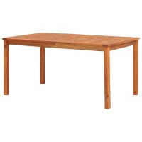 vidaXL Garden Table 59x354x291 Solid Acacia Wood 45962