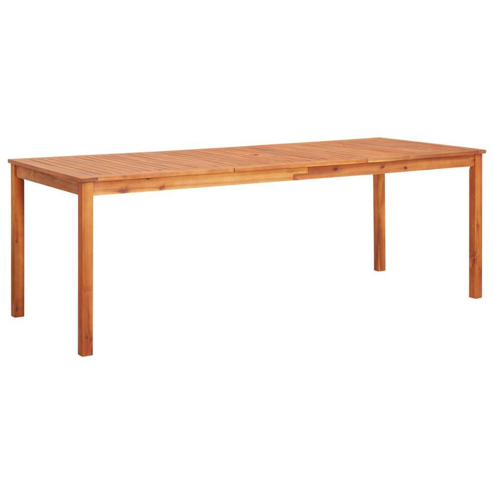 vidaXL Garden Table 846x354x291 Solid Acacia Wood 45963