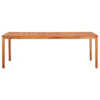 vidaXL Garden Table 846x354x291 Solid Acacia Wood 45963