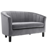 Prospect Channel Tufted 3 Piece Performance Velvet Set