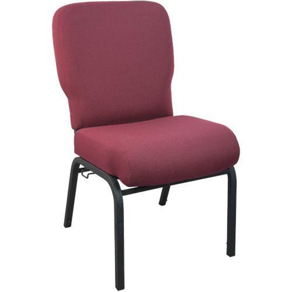 Advantage Signature Elite Maroon Church Chair - 20 In. Wide