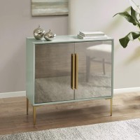 Madison Park Glam Curry 2 Door Accent Chest With Mint Finish Mp130-0929