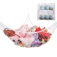 Kohuijoo Toy Hammock, Stuffed Animals Hammock, Jumbo Toy Storage Net 83