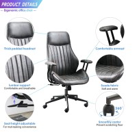 Ovios Ergonomic Office Chair Home Office Desk Chair Computer Chair With Lumbar Support High Back Executive Height Adjustable Rol