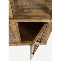 Jofran Inc. Telluride 70'' Rustic Solid Wood Tv Console