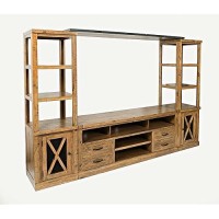 Jofran Inc. Telluride 70'' Rustic Solid Wood Tv Console