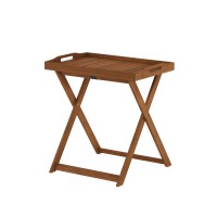 Furinno Fg19557 Tioman Outdoor Hardwood Tray Table Large, Natural