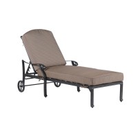 Chaise Lounger Dupione Brown(D0102H7Cyx8)