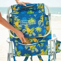 Tommy Bahama Beach Chair, Polyester, Yellow Pineapple