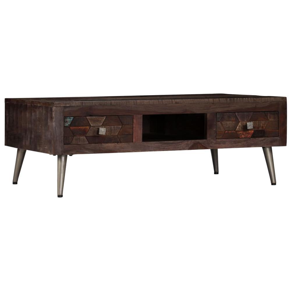 vidaXL Coffee Table Solid Reclaimed Wood 393x236x137 245918