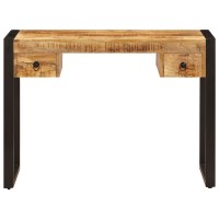 vidaXL Desk with 2 Drawers 433x197x303 Solid Mango Wood 247400