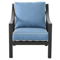 Club Chair Blue Set Of 2(D0102H7C622)