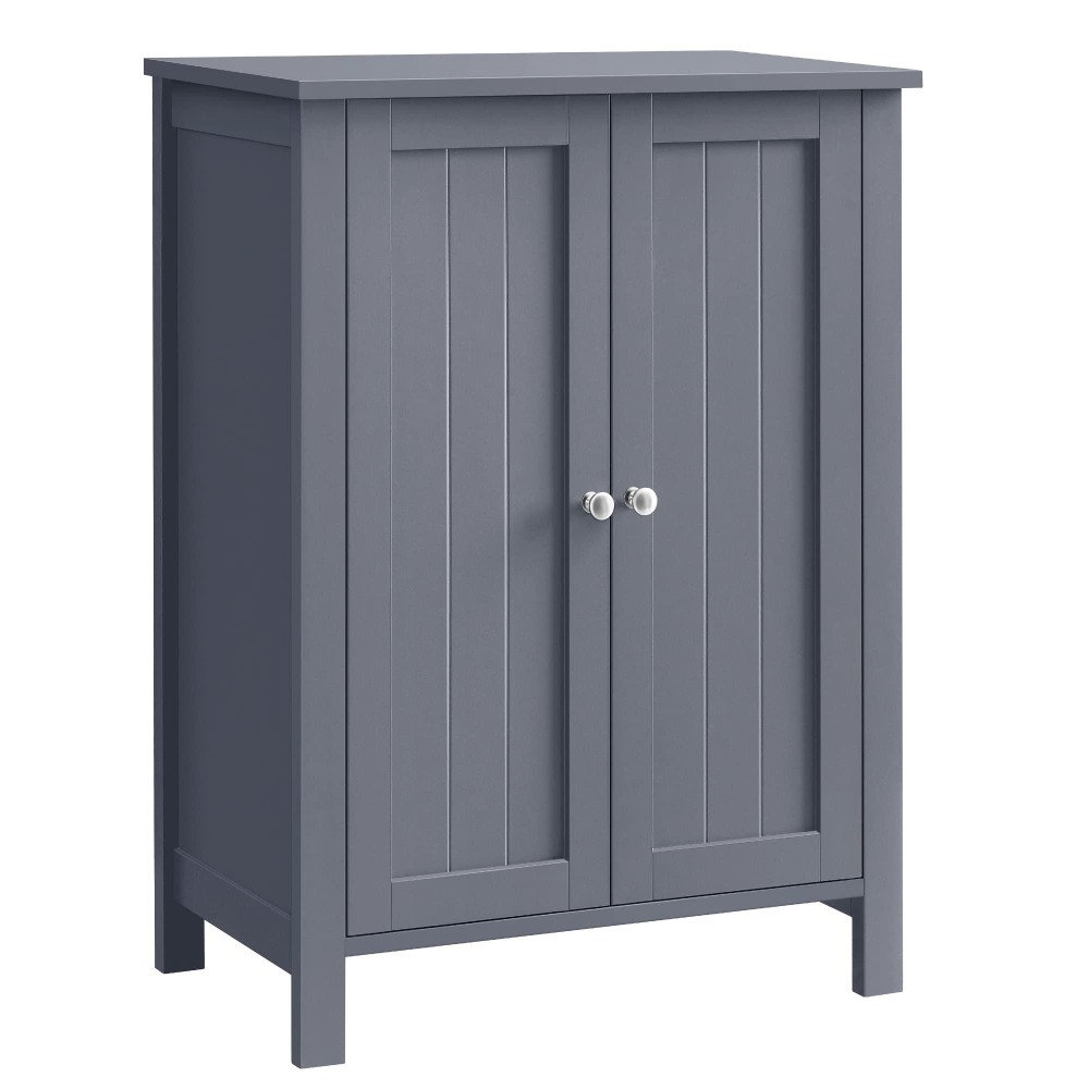 Vasagle Bathroom Floor Storage Cabinet, Bathroom Storage Unit With 2 Adjustable Shelves, Bathroom Cabinet Freestanding, 11.8 X 23.6 X 31.5 Inches, Slate Gray Ubcb60Gy