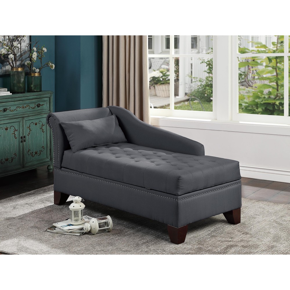 cHAISE LOUNgE in Slate Black(D0102H5SFZ8)