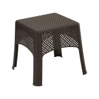 Adams Manufacturing 8071-60-3731 Woven Side Table, Earth Brown