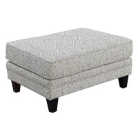 Wallace Bay Rivers Ottoman Diamond Sand