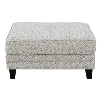 Wallace Bay Rivers Ottoman Diamond Sand