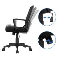 Topeakmart Ergonomic Mesh Office Chair, Executive Rolling Swivel Chair, Computer Chair With Lumbar Support Desk Task Chair For Women, Men(Black)