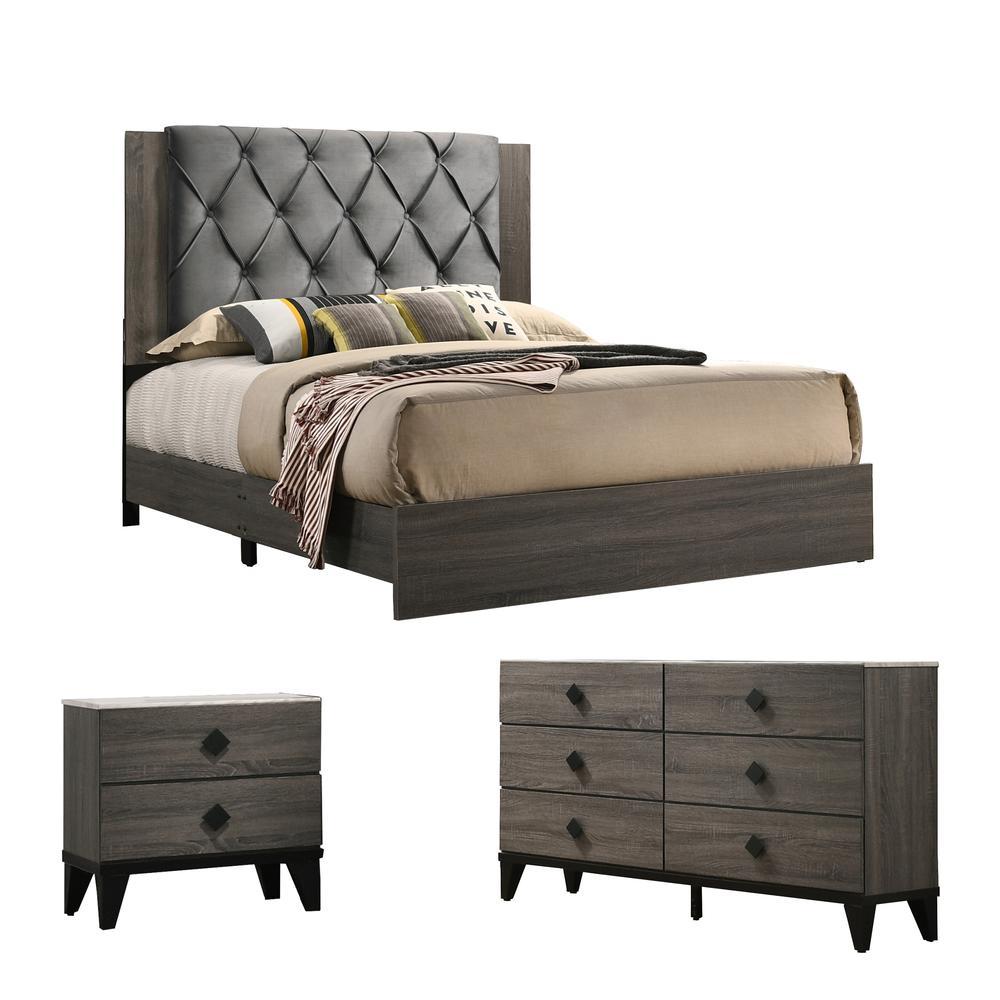 Madelyn 3 Piece Bedroom Set Full