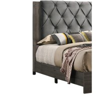 Madelyn California King Bed in Walnut Grey