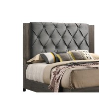 Madelyn California King Bed in Walnut Grey