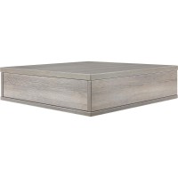 Lorell Contemporary Laminate Sectional Tabletop 253 x 255 x 66 Finish Weathered Charcoal Laminate